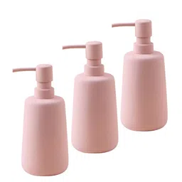 Ekhasa Pink 3 Pcs Ceramic Soap Dispenser Bathroom Accessories ???????260ml-53