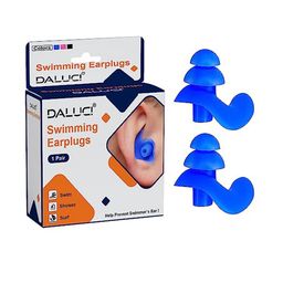 DALUCI 1 Pair 2nd Gen Silicone Waterproof Swimming Earplugs-39