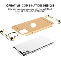 Alexvyan 3 In 1 Non Slip Matte Surface With Electroplate Frame iPhone 13 Mobile Back Case image 4
