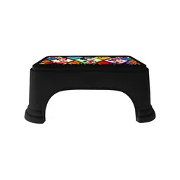 Kuber Industries White 2 Pieces Disney Mickey & Minnie Printed Glossy Step Stool image 4