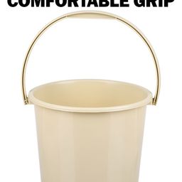 Kuber Industries 3-Pcs Beige Durable Bucket with Handle -5 L Each image 3