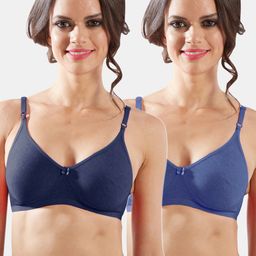 Sonari Women Pack Of 2 Solid Non Padded Non Wired Everyday Bra-30