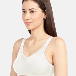 Sonari Red & White Set of 2 Non Padded Non Wired T Shirt Bra image 2