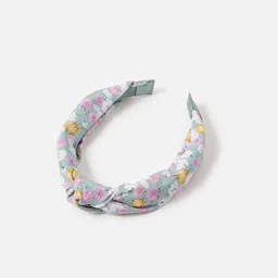 Accessorize London Women Multi Color Ditsy Print Knot Alice Hair Band-54