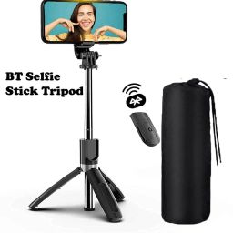 POZUB R1 Bluetooth Selfie-Sticks with Remote 3-in-1 Multi-functional Selfie Stand Tripod, Tripod Kit, Tripod Clamp, Tripod Bracket-image-66