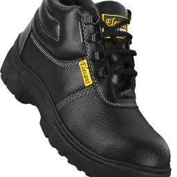 PVC Sole Industrial Safety Shoes With Steel Toe Protection Boots For Men-image-77