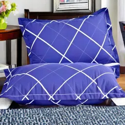 LUXURY Polyester Fibre Solid Sleeping Pillow Pack of 2-30