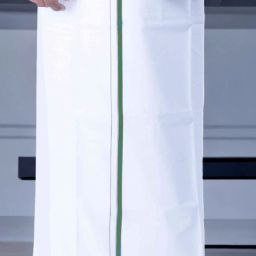 TUNI MANI Luxury Cotton Solid Men Dhoti-image-34