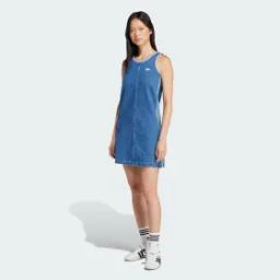 adidas originals Adicolor Denim 3-Stripes Tank Dress-picture-43