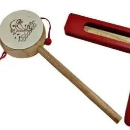 Wooden Sound Making Rattle Set For Kids Pack Of 2 Rattle-image-30