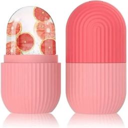 7SHIELD 100 ml Facial Ice Roller For Glowing & Tighten Skin Reusable Silicone Reusable Silicone Massager-17