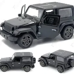 1:32 Scale Alloy Diecast Alloy Thaar Jeep Toy for Kids (Open Door & Pull Back)-picture-16
