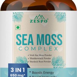 Sea Moss Blend: Irish Moss, Bladderwrack, Burdock Root - Immunity & Digestion-14