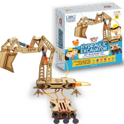 Hydraulic Excavator DIY Science Kit for 8+ Year Age, STEM Toy, Learning Kit, Educational and Construction Toy Kit-7