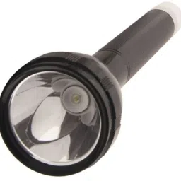 jy-super GLOWISH 9050 RECHARGEABLE FLASHLIGHT WITH DUAL LED BULBs Torch Torch image 2