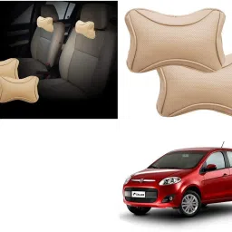 Beige Cotton Car Pillow Cushion for Fiat-picture-14