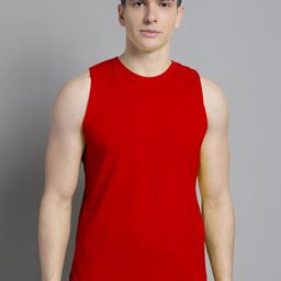 FBAR Sleeveless Bio Wash Pure Cotton Gym Vest-image-92