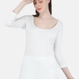 Monte Carlo Women Self Design Cotton Round Neck Thermal Vest-image-33