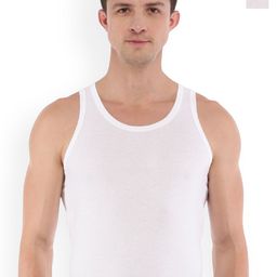 Unibro Men Pack of 2 Cotton Solid Vest-image-6