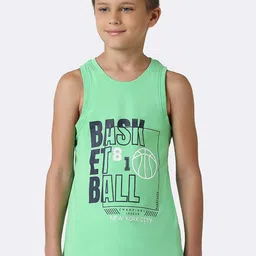 Van Heusen Boys Graphic Printed Pure Cotton Tank Vest-image-71