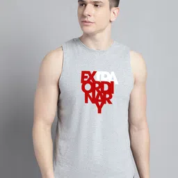 FBAR Typography Printed Bio Wash Pure Cotton Sleeveless Innerwear Vest-image-91