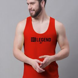 Friskers  Be Legend Printed Pure Cotton Gym Vest-image-99