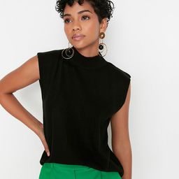Trendyol Women Black Sweater Vest-picture-17