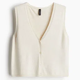 H&M Women Button-Front Sweater Vest-19