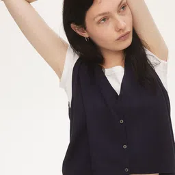 H&M Button-Front Sweater Vest image 4