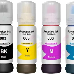 HV Cartridges 003 Refill Ink for Epson L3110,L3115,L3116,L3150,L1110,L3151,L3152,L3156 Printer Black + Tri Color Combo Pack Ink Bottle-image-85