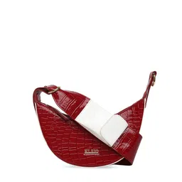 KLEIO Half Moon Croco Pattern Sling Chest Bag image 2