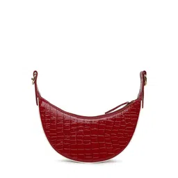 KLEIO Half Moon Croco Pattern Sling Chest Bag image 3