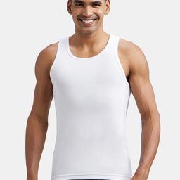 Jockey Combed Cotton Rib Round Neck Sleeveless Vest-FP04-image-25