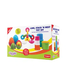 Giggles Link Stack N Nest Toy image 4