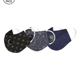 Balista Unisex Pack of 4 Pcs Assorted Reusable 4-Ply Protective Outdoor Masks With Valve-47