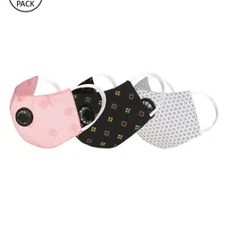 Balista Unisex Pack of 3 Pcs Assorted Reusable 4-Ply Protective Outdoor Masks-image-25