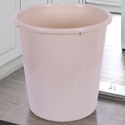 Kuber Industries Beige 3 Pieces Plastic Garbage Dustbins-99