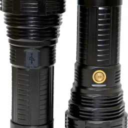 gor SCORCHER 2000 Lumens Laser LED Flashlight 1500m Range, Rechargeable, 5 Modes Torch image 4