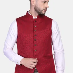 Blackberrys Men Solid Nehru Jacket-picture-30