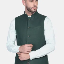 Blackberrys Men Solid Nehru Jacket-picture-26
