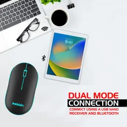 zebion Connect - 2 Gaming Mouse Wireless Touch Gaming Mouse with Bluetooth image 3
