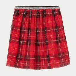 Fame Forever by Lifestyle Girls Red Checked A-Line Mini Skirt-image-54
