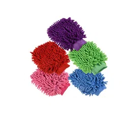 Kuber Industries Purple & Blue 5 Pieces Hand Duster-image-99