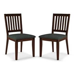 urban ladder Diner Solid Wood Dining Chair set of 2 in Dark Walnut Finish-picture-12