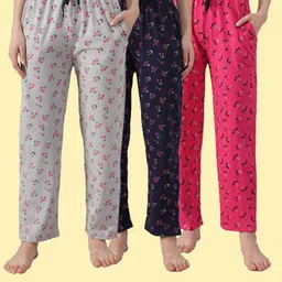 anixa Pack of 3 Women Pyjama-picture-5