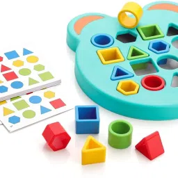 toys n smile Shape Matching Game Color Sensory Puzzles Educational Learning Toy for kids image 3