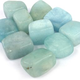 100% Natural Crystal New-12-Aquamarine Blue-Tumble-stone-100gm Regular Asymmetrical Crystal Stone-image-32