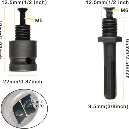 uptodateprouducts 2-13mm Keyless Drill Chuck 1/2"-20UNF With SDS-Plus Shank image 3
