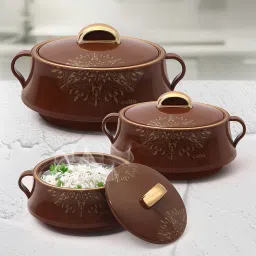 Midas Pack of 3 Thermoware Casserole Set-picture-13