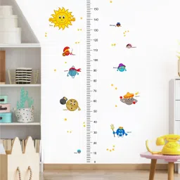 20 cm Solar System and Height Measurements Chart for Kids - Kids Room Self Adhesive Sticker-image-11